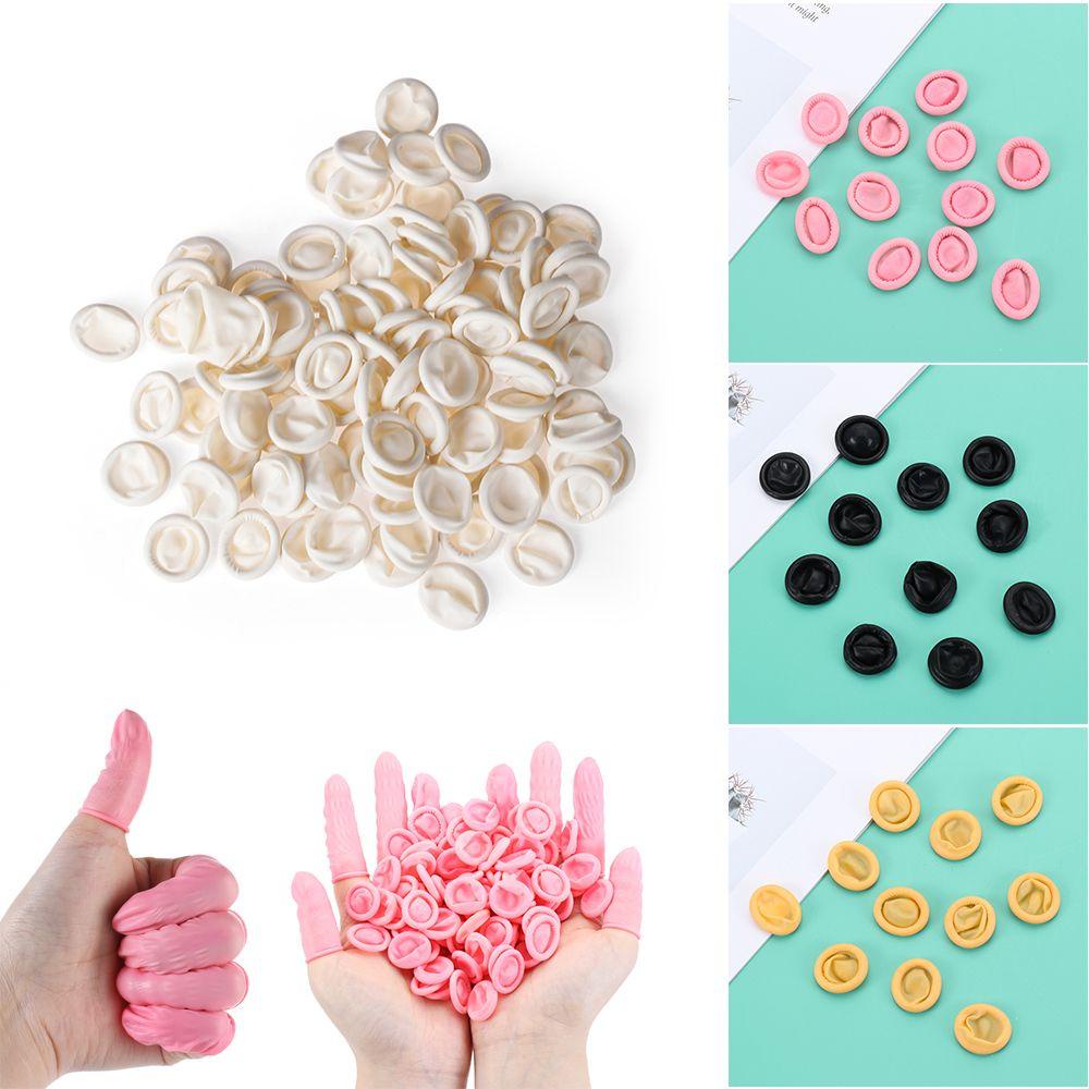 FEDAOG 100 / 300 CÁI Găng tay bảo vệ đầu ngón tay bằng cao su chống trượt Vỏ ngón tay dùng một lần