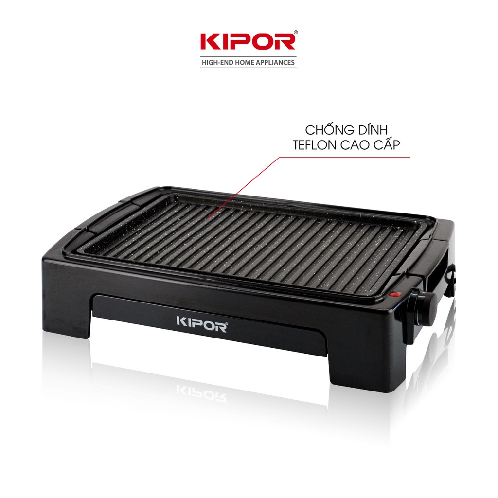 Ảnh Bếp nướng điện không khói KIPOR KP-GR4926 - Khay nướng rời chống dính WHITFORD của USA - Bảo hành tại nhà 12 tháng 4