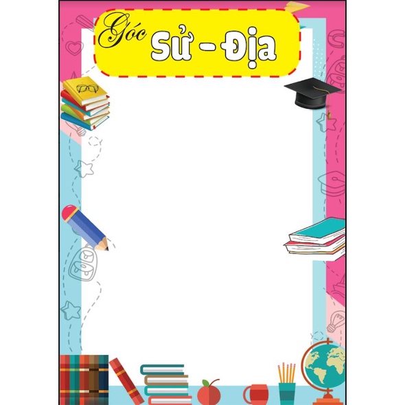 Các Bảng Góc Học Tập Rời size A3 Trang Trí Lớp (Đồ Dùng Dạy Học Miki)