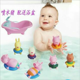 Đồ chơi peppa pigs - Bồn tắm gia đình peppa pigs