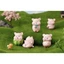Set 7 mô hình heo khủng long dễ thương trang trí bàn làm việc, tủ sách, quà tặng, tiểu cảnh, set heo số 3