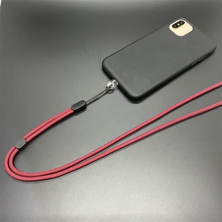 Mobile Dây Đeo Điện Thoại Dạng Bện Màu Trơn Chống Sốc / Thất Lạc Có Thể Điều Chỉnh