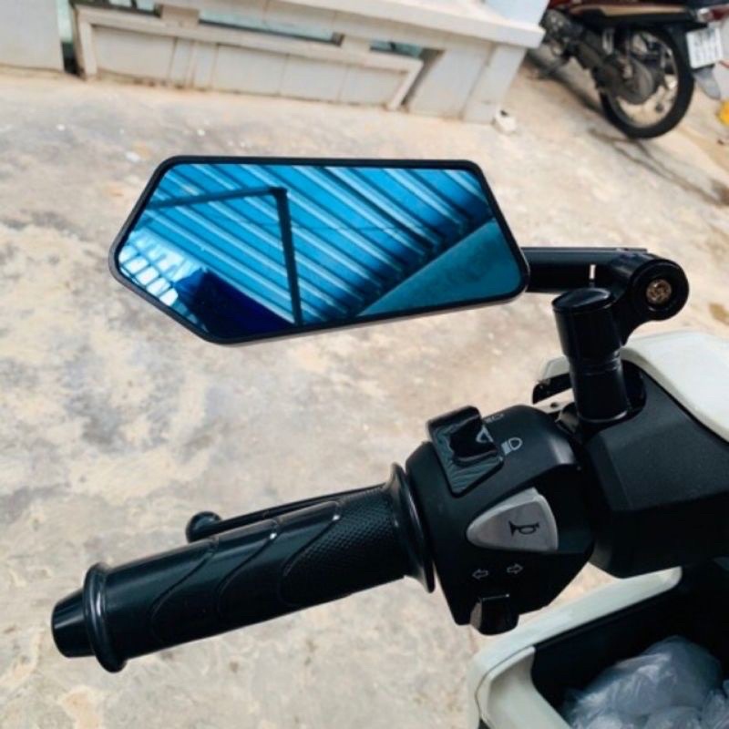 Kính Chiếu Hậu Rizoma 5 Cạnh Lớn Nhôm CNC | Shopee Việt Nam
