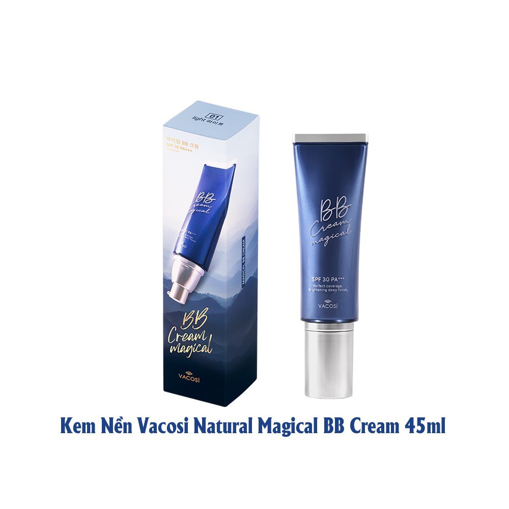 KEM NỀN TRANG ĐIỂM VACOSI NATURAL MAGICAL BB CREAM | Shopee Việt Nam