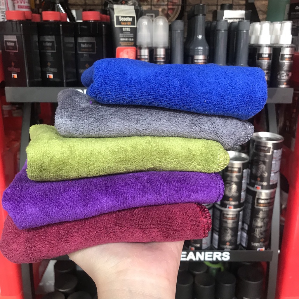 Khăn Lau Xe Cao Cấp Microfiber Đa Năng Thấm Hút Cực Tốt