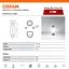 Combo 10 Bóng Đèn Cana Dài OSRAM Original C5W 24V 10W