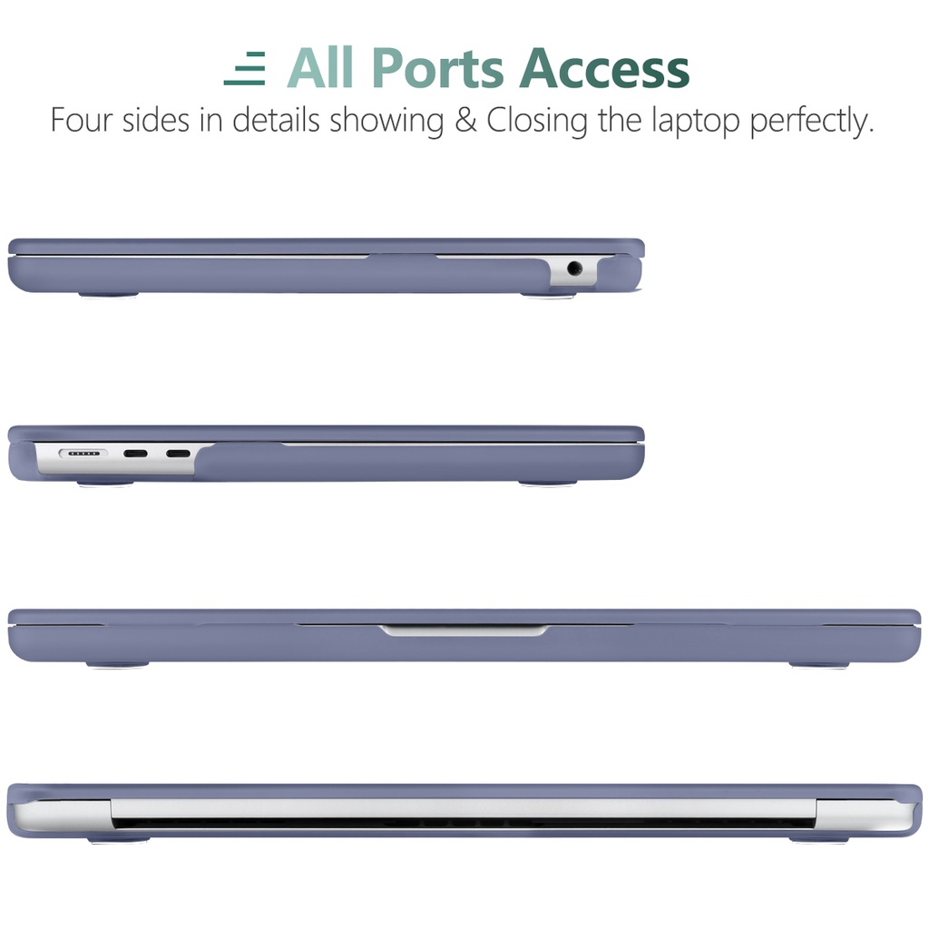 Mô tả Ốp bảo vệ BATIANDA thích hợp cho Macbook Air13 13.6 15" M4 M3 M2 M1 A2681 A2338 A2337 A2179 A1932 A1466 Pro13/14/15/16 M4 M3 M2 M1 A2442 A2159 A1706 A2141 A1708 A2251 A1707 - 7