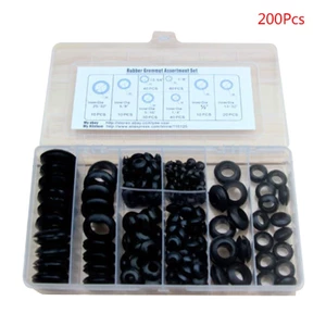 OXXGGKAO 200x Dây Điện Gioăng Tường Lửa Dây Bộ Gioăng Dây Đen Vòng Miếng Đệm