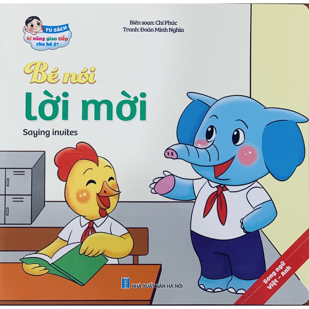 Ảnh Sách - Truyện Tranh Kỹ Năng Giao Tiếp Ứng Xử Cho Bé Phiên Bản Song Ngữ Việt Anh Bộ 10 Quyển - Có File Đọc Tiếng Anh 1