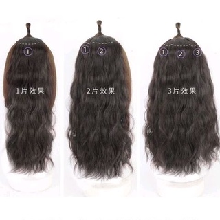 Set Tóc Giả Xoăn Sóng 3 Mảnh, Làm Dày Tóc Như Tóc Thật HaminStore