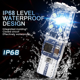 Đèn LED đỗ xe ô tô 2X T10 W5W WY5W 168 501 2825 Tự động Wedge Turn Side Bulbs Nội thất ô tô Đèn vòm đọc sách