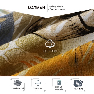 Quần Lót Nam Cotton Thun Lạnh Thoáng Khí, Quần Sịp Đùi Nam Hoạ Tiết Mùa Hè, Quần Boxer Nam Cao Cấp Co Giãn 4 Chiều