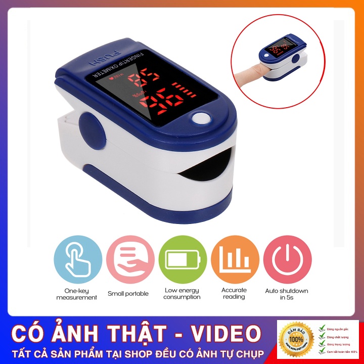 Máy đo SPO2, Máy đo nồng độ oxy trong máu và đo nhịp tim cầm tay LK87 ...