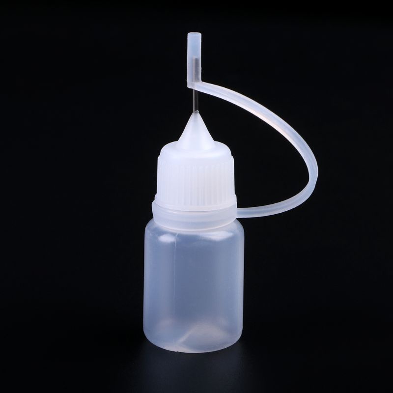 Ppy Chính Xác Đầu Kim Keo Chai Applicator Rỗng Applicator Keo Oiler Bóp Chai Giấy Quilling DIY Craft