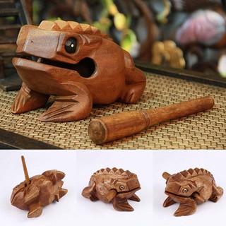Khắc Croaking Gỗ Gõ Âm Thanh Gỗ Ếch Âm Khối Đồ Chơi