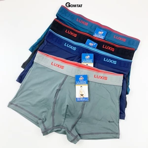 Quần lót nam boxer LUXIS thun lạnh cao cấp, co giãn 4 chiều mềm mịn siêu thoáng mát - LD023
