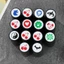 GUSTAVA Golf Stamp Marker Thể thao ngoài trời Con dấu nhựa khô nhanh