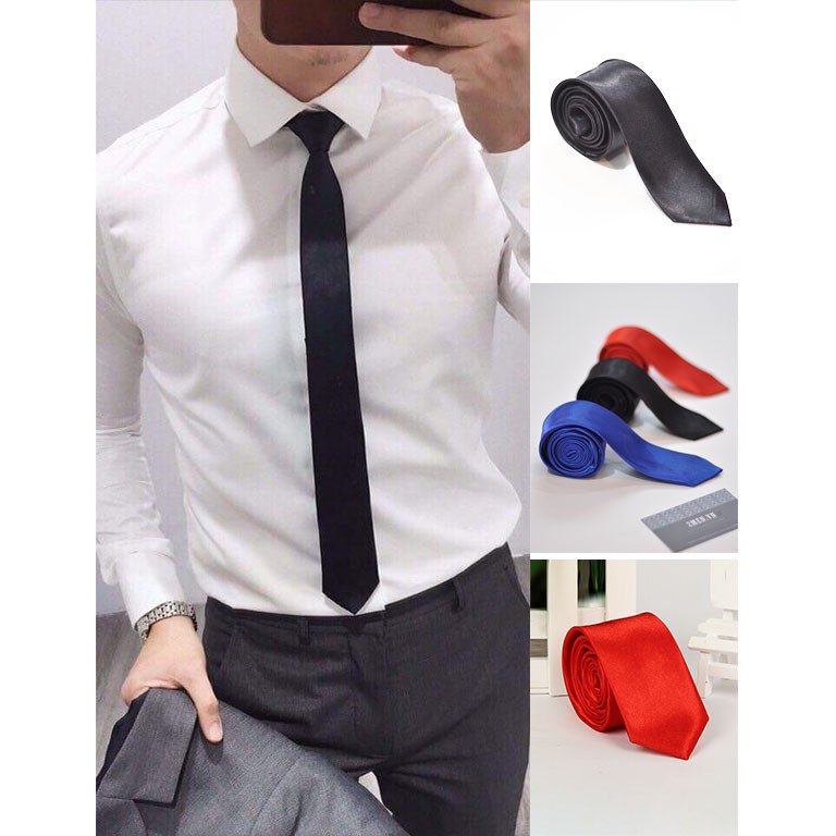 Cà Vạt Nam Bản Nhỏ 5Cm Hàng Đẹp Chuẩn Xuất Khẩu | Shopee Việt Nam