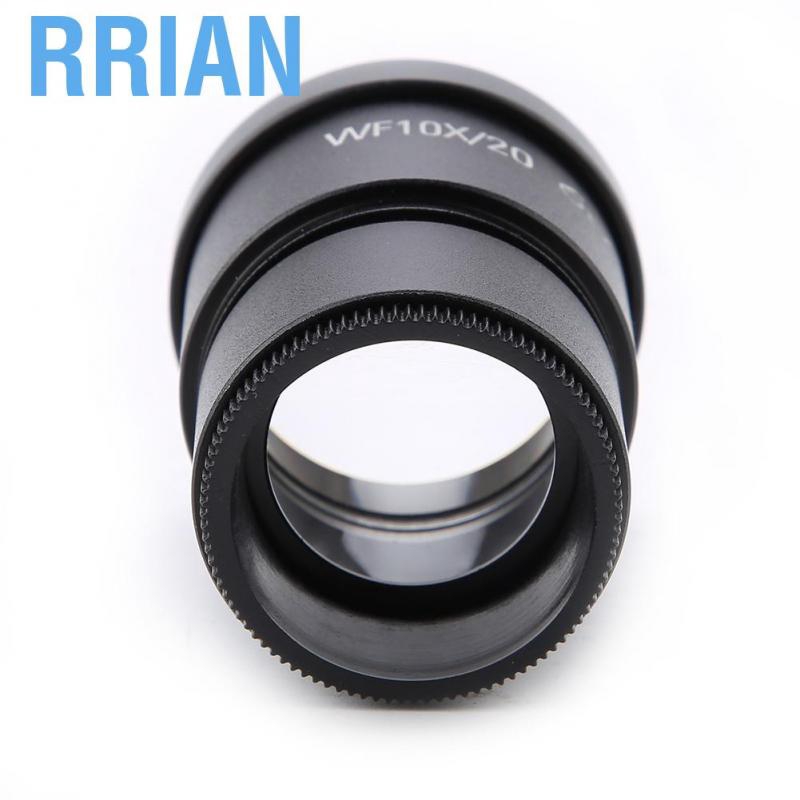 Rrianfo RRIAN 1 cái WF10X/20 Kính Hiển Vi Âm Thanh Nổi Trường Rộng Kích Thước Gắn Thị Kính 30mm