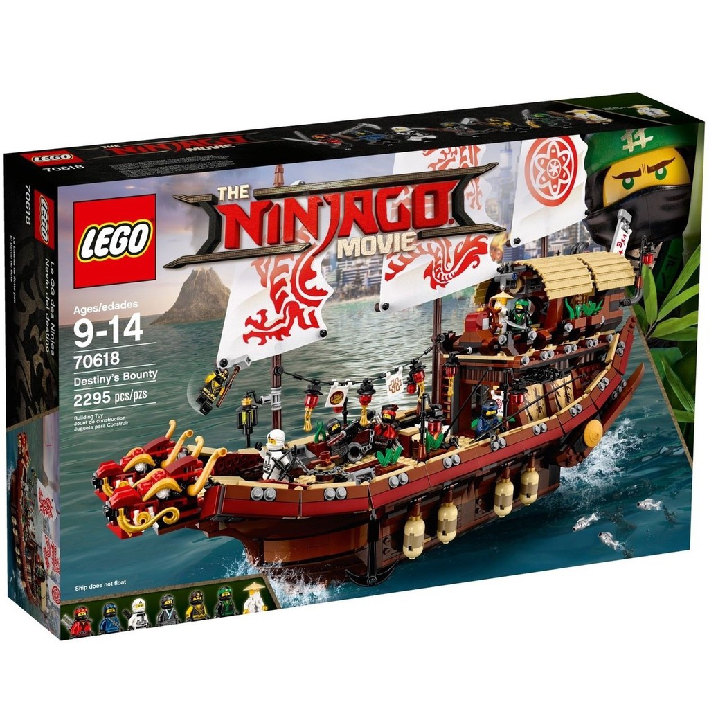 ひらのー様 Bộ đồ chơi xếp hình Lego Ninjago 70618 - Destiny's Bounty - Tàu
