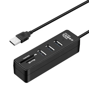 Đầu đọc thẻ nhớ tốc độ cao 480mbps 3 cổng usb 2.0 dành cho laptop pc
