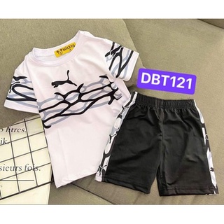 [7-11kg] Set đồ Bộ 3D Đùi Bé Trai in hình logo cực ngầu cho bé nhỏ