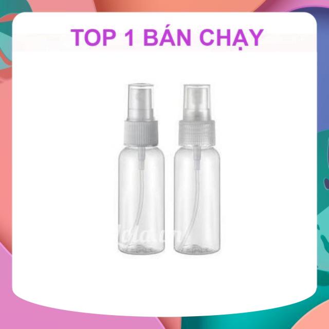 SET 5, SET 10 CHAI XỊT NHỰA 100 ML VÀ 50 ML SỈ SỐ LƯỢNG LỚN