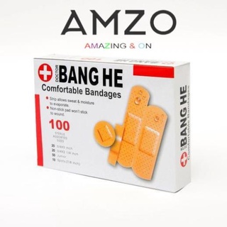 AMZO_HỘP 100 MIẾNG BĂNG KEO CÁ NHÂN - BĂNG GẠC Y TẾ GIÚP BẢO VỆ CÁC VẾT THƯƠNG NHỎ, VẾT TRẦY XƯỚC