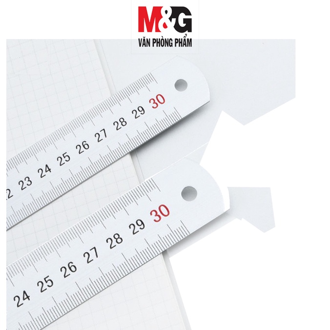 Product image Thước Kẻ M&G ARLN0483 (20cm) & ARLN0484 (30cm) Chất Liệu Bằng Nhôm 2