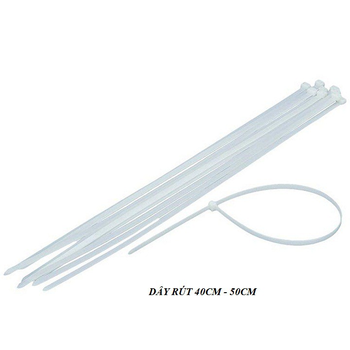 DÂY RÚT NHỰA ĐEN,TRẮNG DÀI 40Cm,50Cm | Shopee Việt Nam