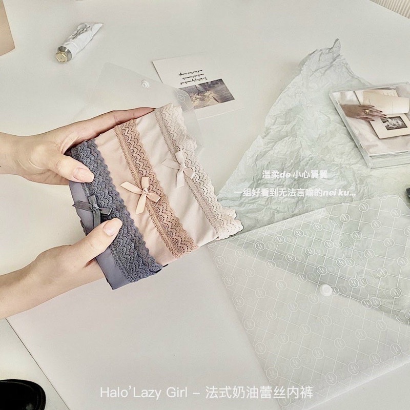 TÚI 3 QUẦN LÓT ĐÚC ĐÍNH NƠ MÁT LẠNH