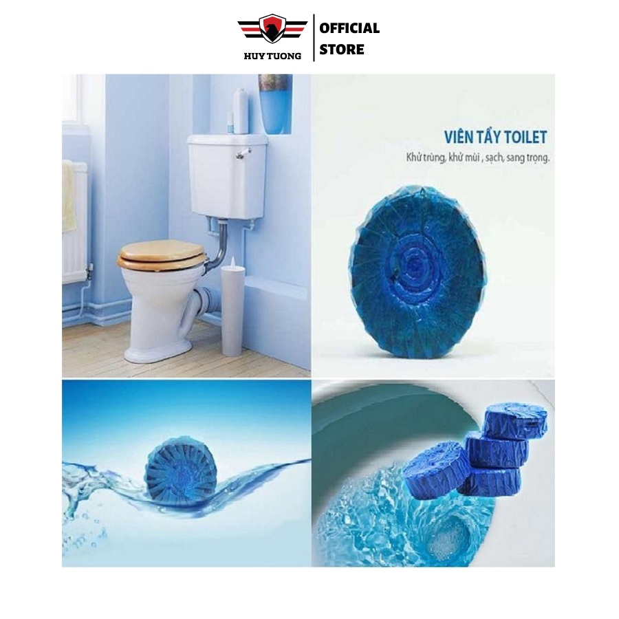 Ảnh Combo 5 bịch 50 viên Tẩy Bồn Cầu Huy Tưởng Khử Mùi, Ngăn Khuẩn, Sạch Sáng khối lương 300gg 2