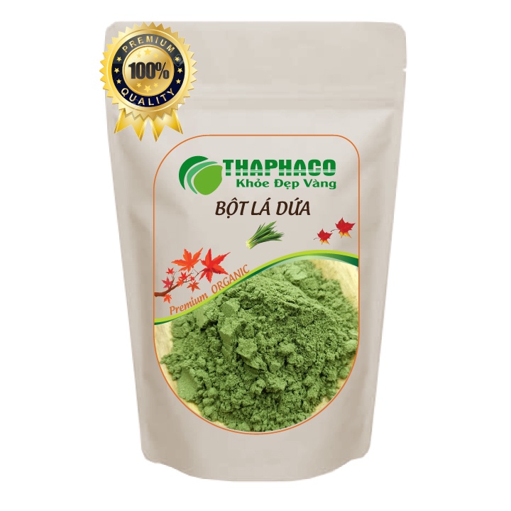 [HCM] Bột Lá Dứa 100g Sấy Lạnh Xanh Uống Làm Đẹp Dưỡng Da THAPHACO