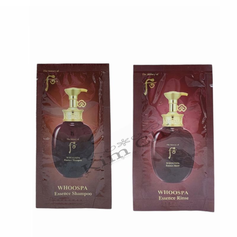 Combo 10 Gói Dầu Gội + 10 Gói Dầu Xả Chống Rụng Tóc Whoo Spa 5ml/gói