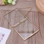 MOON DIY Khung ảnh kim loại Kính mờ Khung ảnh Giá đỡ thư mục
