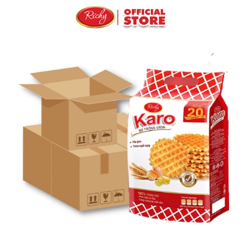 Thùng Bánh Richy Bơ Trứng Giòn 150gr (24 gói) | Shopee Việt Nam