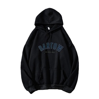 Áo Hoodie nỉ Nam nữ in chữ BARTOW hoodie tay dài