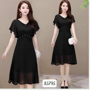 ĐẦM VOAN Ý ĐÍNH NGỌC,ĐƯỢC THIẾT KẾ HỌA TIẾT TRƠN NHƯNG KHÔNG KÉM PHẦN SANG TRỌNG  THỜI TRANG KME.STORE