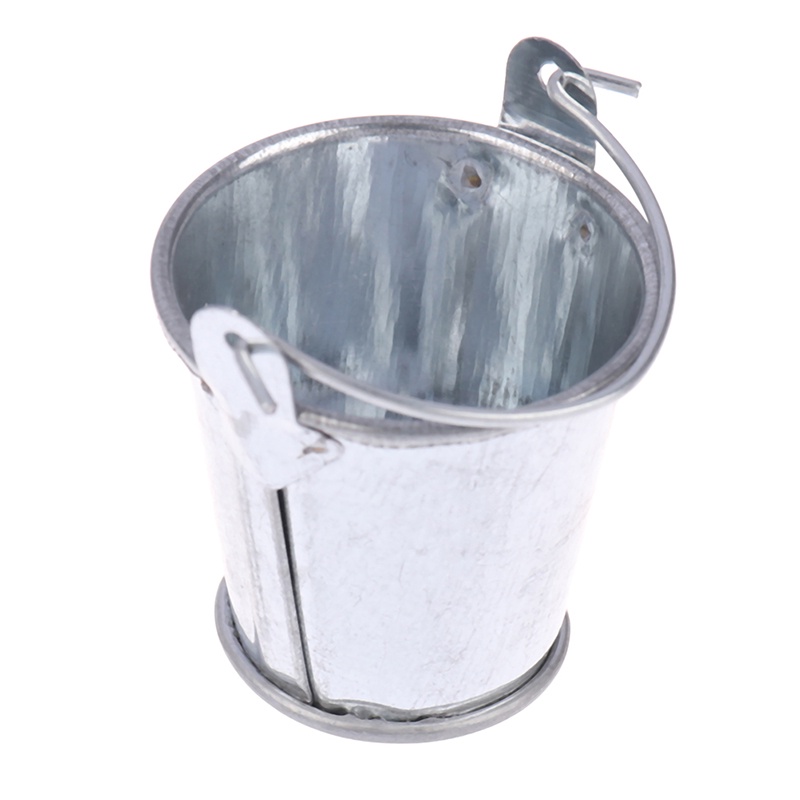 Bộ 2 Xô Kim Loại Để Trang Trí Nhà Búp Bê 1 / 6