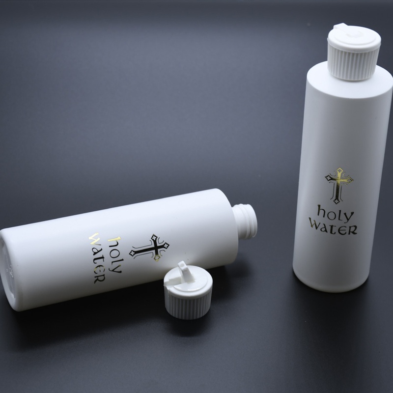 Bình nước thánh Kitô giáo hàng đầu 250ml vàng rỗng cho ngăn rỗng chữ thập