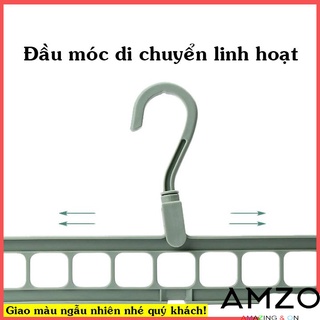 AMZO_MÓC TREO QUẦN ÁO 9 LỖ ĐA NĂNG TIẾT KIỆM KHÔNG GIAN THẾ GIỚI TIỆN ÍCH