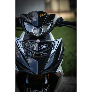 Tem Rời Dán Xe Exciter 150 Mẫu Chữ Y15 ZR 2021 Trắng Đen Cực Đẹp, Hàng 3 Lớp Chất Lượng Cao .Team Decal