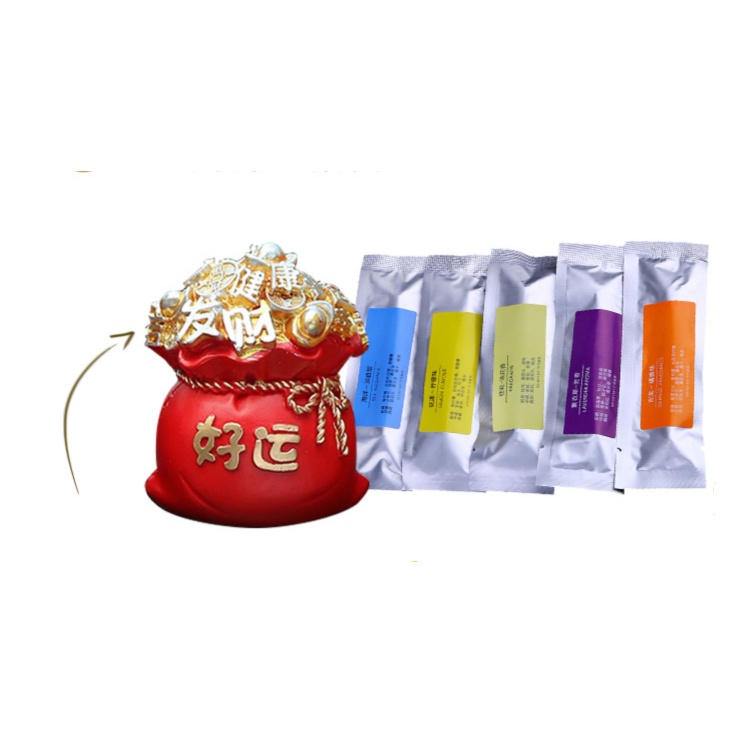 Decor mèo thần tài thỏi vàng trang trí taplo oto , phụ kiện xe hơi sáng tạo, hoặc để bàn làm việc có tặng kèm sáp thơm