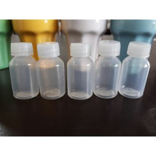 Bộ 100 Chai Nhựa 5ml Nắp Vặn Trắng