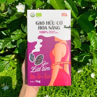 Gạo Lứt Tím Hữu Cơ Hoa Nắng 1kg - Xanhsam Natural & Organic