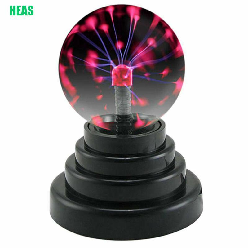 HEAS Glass Plasma Light Đèn bàn lớn Hình cầu Đèn ngủ Touch US
