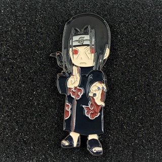 GC9 Anime Naruto Huy Hiệu Kim Loại Thổ Cẩm Túi Mặt Dây Chuyền Pin Itachi Deidara Đau Phụ Kiện Thời Trang Quà Tặng CG9
