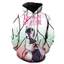 SY3 Anime Demon Slayer Áo Hoodie dài tay Áo dáng rộng Nezuko Kimetsu no Yaiba Áo Hoodie Plus SIze YS3