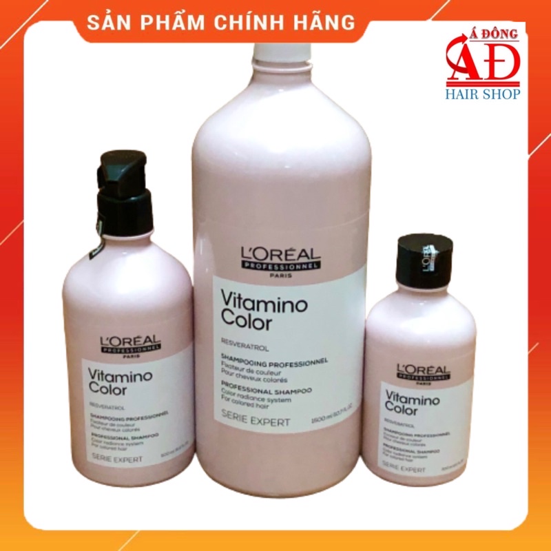 [LOREAL] DẦU GỘI GIỮ MÀU TÓC NHUỘM LÂU PHAI L'OREAL VITAMINO COLOR