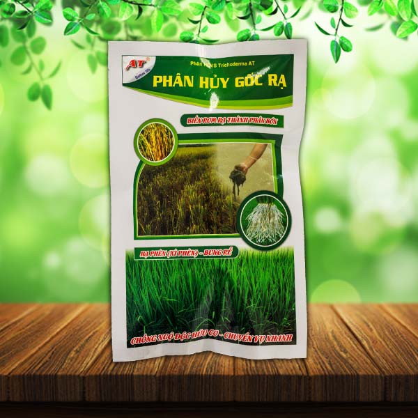 Trichoderma xử lý nhanh rơm rạ tại ruộng, ủ rơm rạ, ủ phân chống ngộ ...